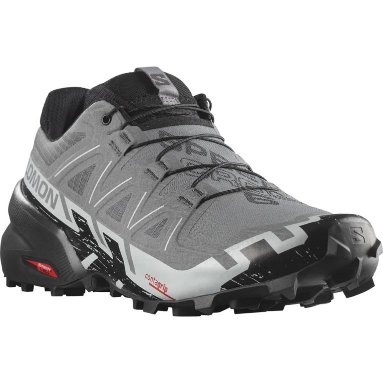 Grey Salomon Speedcross 6 Wide Men's Trail Running Shoes | PH 31946B